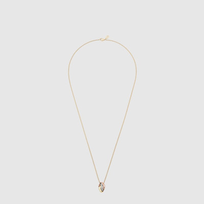 까르띠에 여성 트리니티 쿠션 펜던트 네크리스 - Cartier Womens Trinity Cushion Pendant Necklace - acc7935x