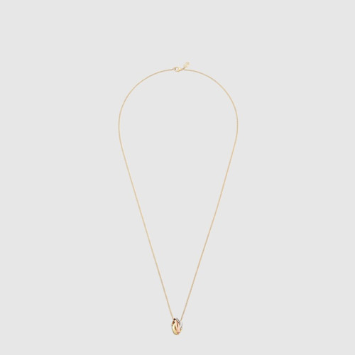 까르띠에 여성 트리니티 쿠션 펜던트 네크리스 - Cartier Womens Trinity Cushion Pendant Necklace - acc7936x