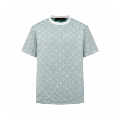 루이비통 남성 라운드 티셔츠 - Louis vuitton Mens Round Tshirt - lvc15816x