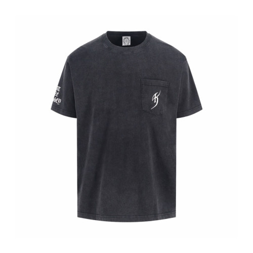 크롬하츠 남성 라운드 반팔티 - Chrom Hearts Mens Round Tshirt - chc15832x