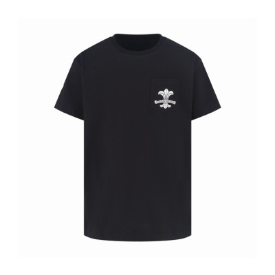 크롬하츠 남성 라운드 반팔티 - Chrom Hearts Mens Round Tshirt - chc15837x