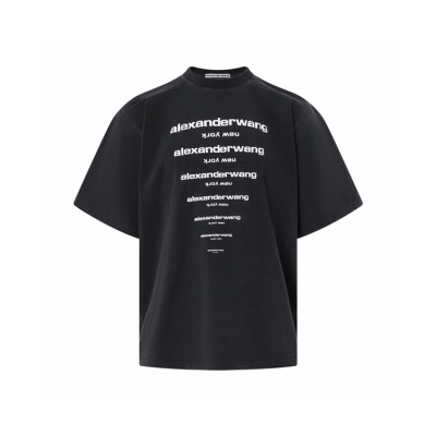 알렉산더왕 남성 라운드 반팔티 - Alexander wang Mens Round Tshirt - alc15874x