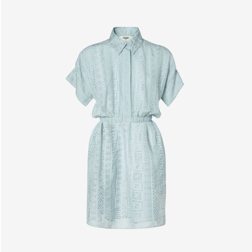 펜디 여성 페퀸 FF 번아웃 드레스 - Fendi Womens Pequin Ff Burnout Dress - fec15875x