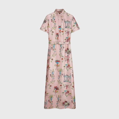 디올 여성 반팔 드레스 - Dior Womens Short Sleeved Dress - dic15886x