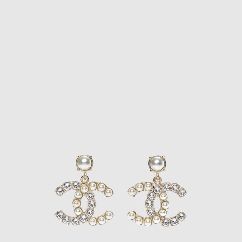 샤넬 여성 CC 진주포인트 드롭 이어링 - Chanel Womens CC Pearl Point Drop Earring - acc8030x