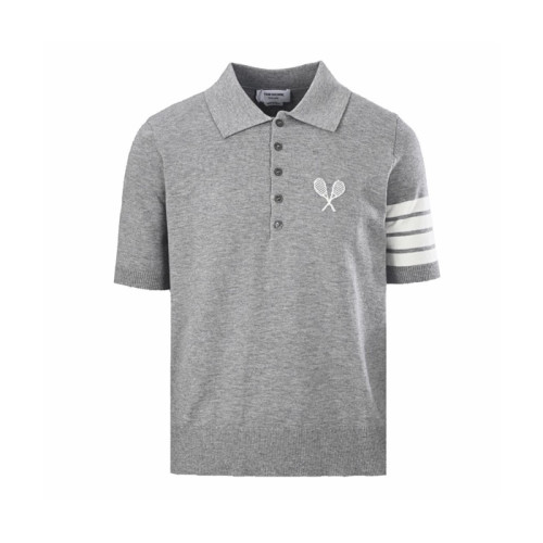 톰브라운 남성 라운드 반팔티 - Thom Browne Mens Round Tshirt - thc15897x