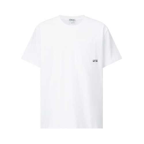 로에베 남성 라운드 반팔티 - Loewe Mens Round Tshirt - loc15902x