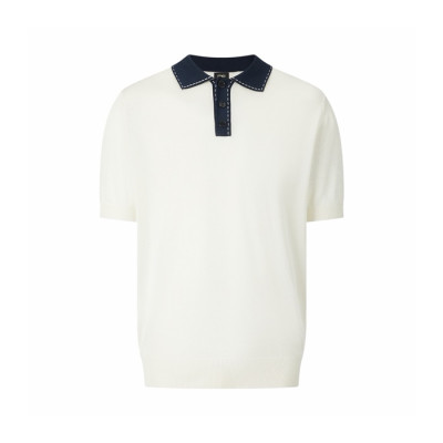 펜디 남성 폴로 반팔 티셔츠 - Fendi Mens Polo Tshirt - fec15918x