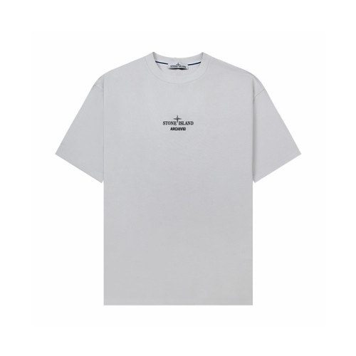 스톤아일랜드 남성 라운드 반팔 티셔츠 - Stone Island Mens Round Tshirt - stc15928x
