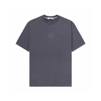 스톤아일랜드 남성 라운드 반팔 티셔츠 - Stone Island Mens Round Tshirt - stc15930x