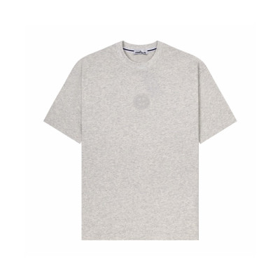 스톤아일랜드 남성 라운드 반팔 티셔츠 - Stone Island Mens Round Tshirt - stc15932x