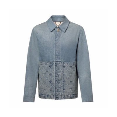 루이비통 남성 데님 자켓 - Louis vuitton Mens Denim Jacket - lvc15934x