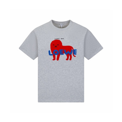 로에베 남성 라운드 반팔티 - Loewe Mens Round Tshirt - loc15947x