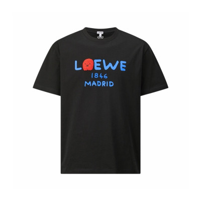 로에베 남성 라운드 반팔티 - Loewe Mens Round Tshirt - loc15949x