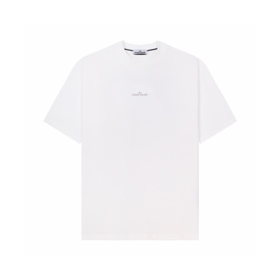 스톤아일랜드 남성 라운드 반팔 티셔츠 - Stone Island Mens Round Tshirt - stc15966x