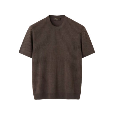 로로피아나 남성 라운드 반팔티 - Loro Piana Mens Round Tshirt - lpc15988x