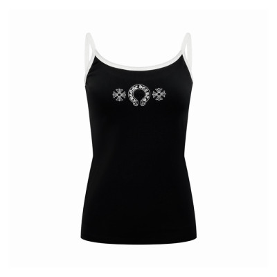 크롬하츠 여성 라운드 나시 - Chrome Hearts Womens Sleeveless Top - chc16017x