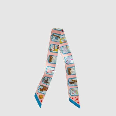 에르메스 여성 역동적인 나눔 트윌리 스카프 - Hermes Womens Dynamic Divided Twilly Scarf - acc8106x