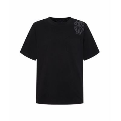 크롬하츠 남성 라운드 반팔티 - Chrom Hearts Mens Round Tshirt - chc16100x