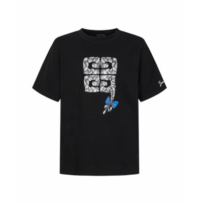지방시 남성 라운드 반팔티 - Givenchy Mens Round Tshirt - gic16110x