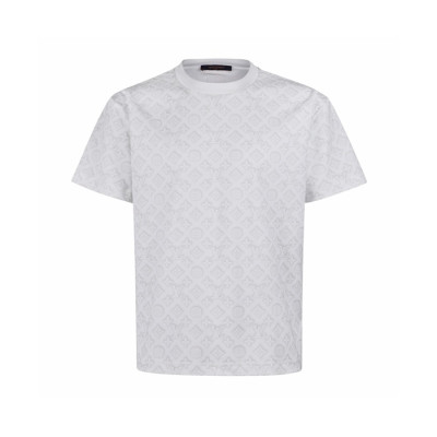 루이비통 남성 라운드 티셔츠 - Louis vuitton Mens Round Tshirt - lvc16115x
