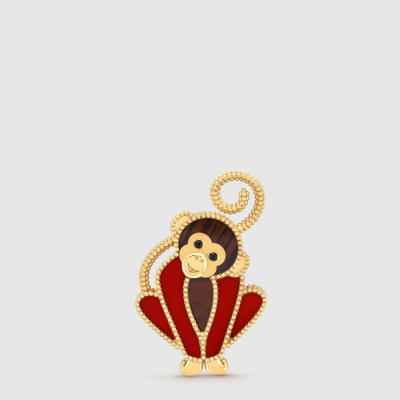 반클리프 아펠 여성 럭키 애니멀 몽키 클립 - Van Cleef & Arpels Womens Lucky Animal Monkey Clip - acc8291x