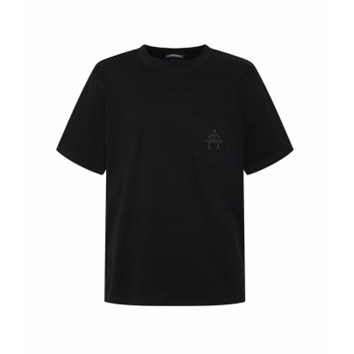 크롬하츠 남성 라운드 반팔티 - Chrom Hearts Mens Round Tshirt - chc16144x