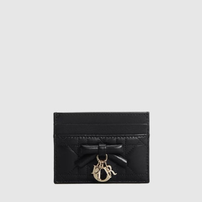 디올 여성 레이디 디올 프리지아 카드 지갑 - Dior Womens Lady Dior Freesia Card Wallet - diw1000x
