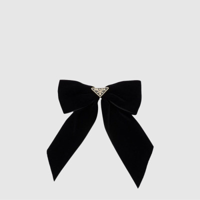 프라다 여성 보우 헤어 클립 - Prada Womens Bow Hair Clip - acc8394x