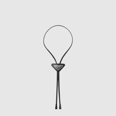 프라다 남/녀 사피아노 볼로 타이 - Prada Unisex Saffiano Bolo Tie - acc8415x
