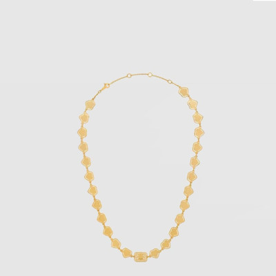 셀린느 여성 하트 골드 브라스 네크리스 - Celine Womens Heart Gold Brass Necklace - acc8418x