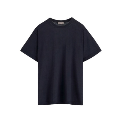 디올 남성 라운드 반팔티 - Dior Mens Round Tshirt - dic16222x