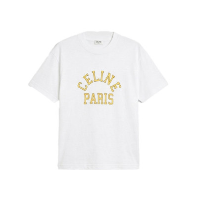 셀린느 남성 반팔 티셔츠 - Celine Mens Round Tshirt - cec16226x