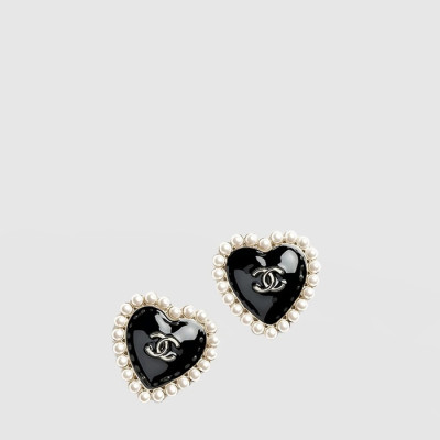 샤넬 여성 하트 이어링 - Chanel Womens Heart Earring - acc8653x