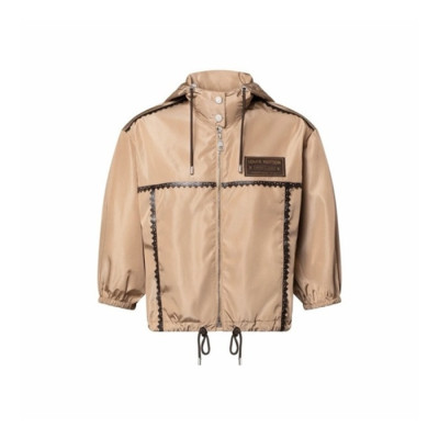 루이비통 여성 레이스 장식 후드 파카 - Louis vuitton Womens Lace-trimmed Hooded Parka - lvc16258x