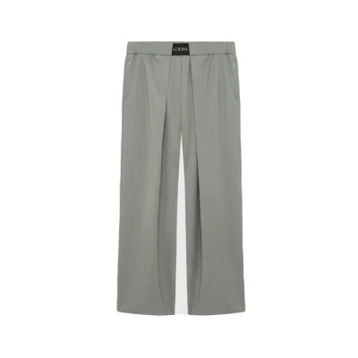로에베 여성 로에베 플리츠 캐주얼 팬츠 - Loewe Womens Pleated Casual Pants - loc16268x