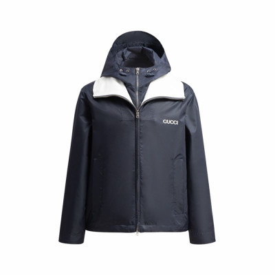 구찌 남성 패치 트윌 바람막이 재킷 - Gucci Mens Patch Twill Jacket - guc16331x