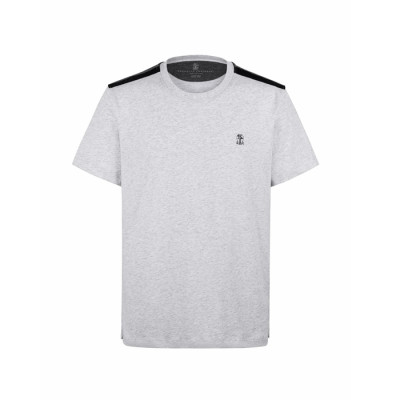브루넬로쿠치넬리 남성 라운드 티셔츠 - Brunello Cucinelli Mens Round Tshirt - brc16489x