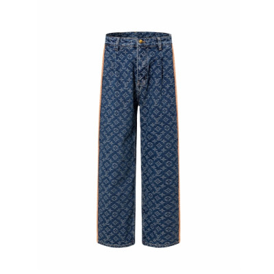 루이비통 남성 모노그램 청바지 - Louis vuitton Mens Monogram Jeans - lvc16539x