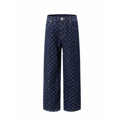 루이비통 남성 모노그램 청바지 - Louis vuitton Mens Monogram Jeans - lvc16540x