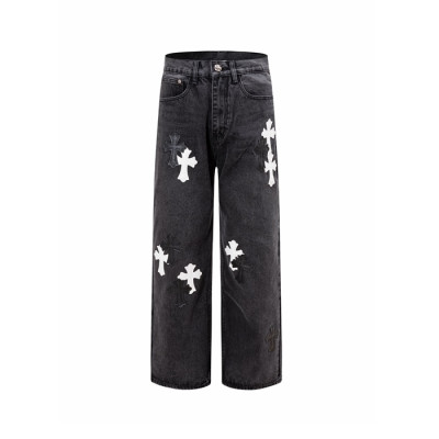 크롬하츠 남성 트렌디 청바지 - Chrom Hearts Mens Trendy Jeans - chc16542x