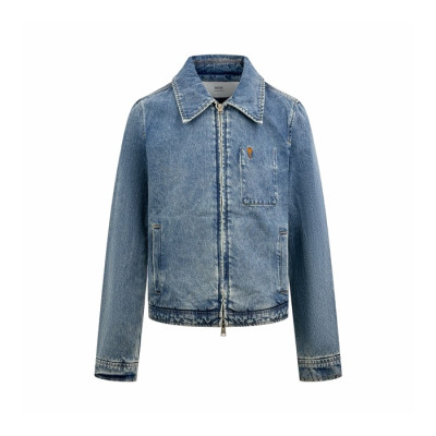 아미 남성 데님 재킷 - Ami Mens Denim Jacket - amc16559x