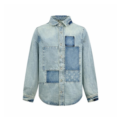 루이비통 남성 클래식 셔츠 - Louis vuitton Mens Classic Shirts - lvc16563x