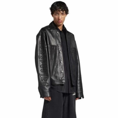 발렌시아가 남성 가죽 자켓 - Balenciaga Mens Leather Jacket - bac16583x