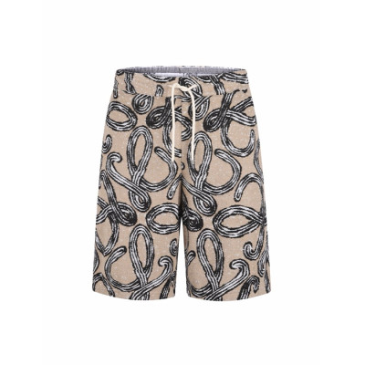 로에베 남성 이비자 테리 아나그램 쇼츠 - Loewe Mens Terry Anagram Shorts - loc16591x