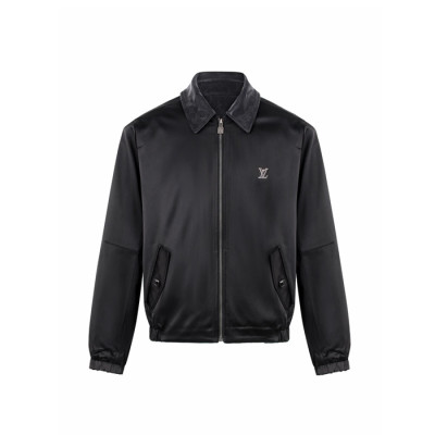 루이비통 남성 양면 봄버 자켓 - Louis vuitton Mens Bomber Jacket - lvc16610x