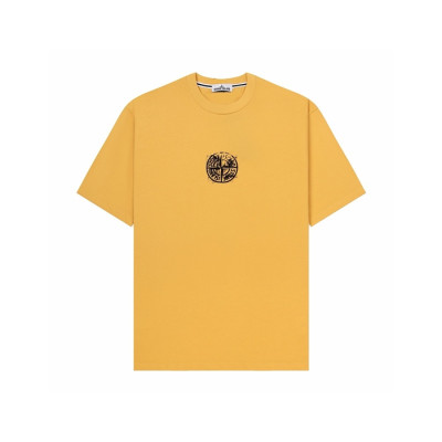 스톤아일랜드 남성 라운드 반팔 티셔츠 - Stone Island Mens Round Tshirt - stc16641x