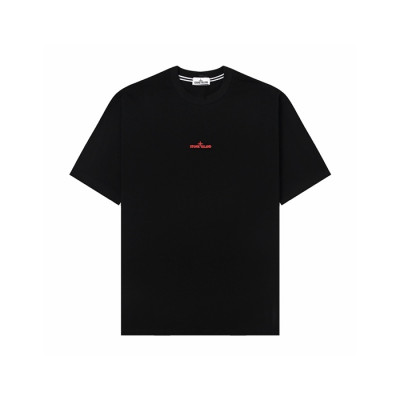 스톤아일랜드 남성 라운드 반팔 티셔츠 - Stone Island Mens Round Tshirt - stc16643x