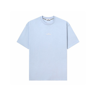 스톤아일랜드 남성 라운드 반팔 티셔츠 - Stone Island Mens Round Tshirt - stc16645x