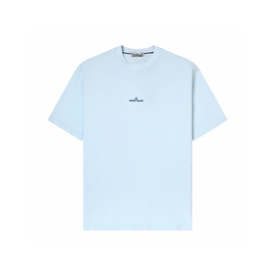 스톤아일랜드 남성 라운드 반팔 티셔츠 - Stone Island Mens Round Tshirt - stc16650x